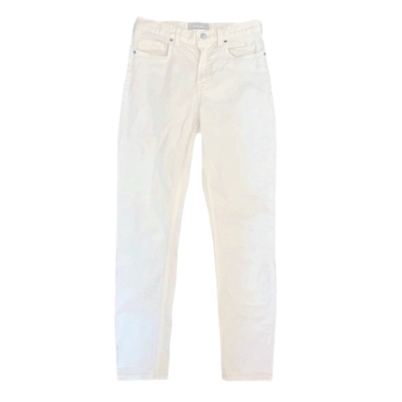 Everlane Like New High-rise Skinny Jeans in White Size 27 Regular - Picture 7 of 8